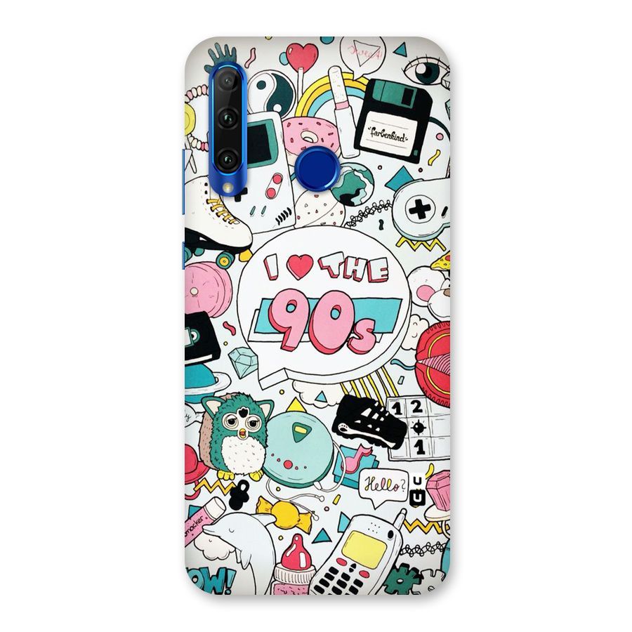Heart 90s Back Case for Honor 20i