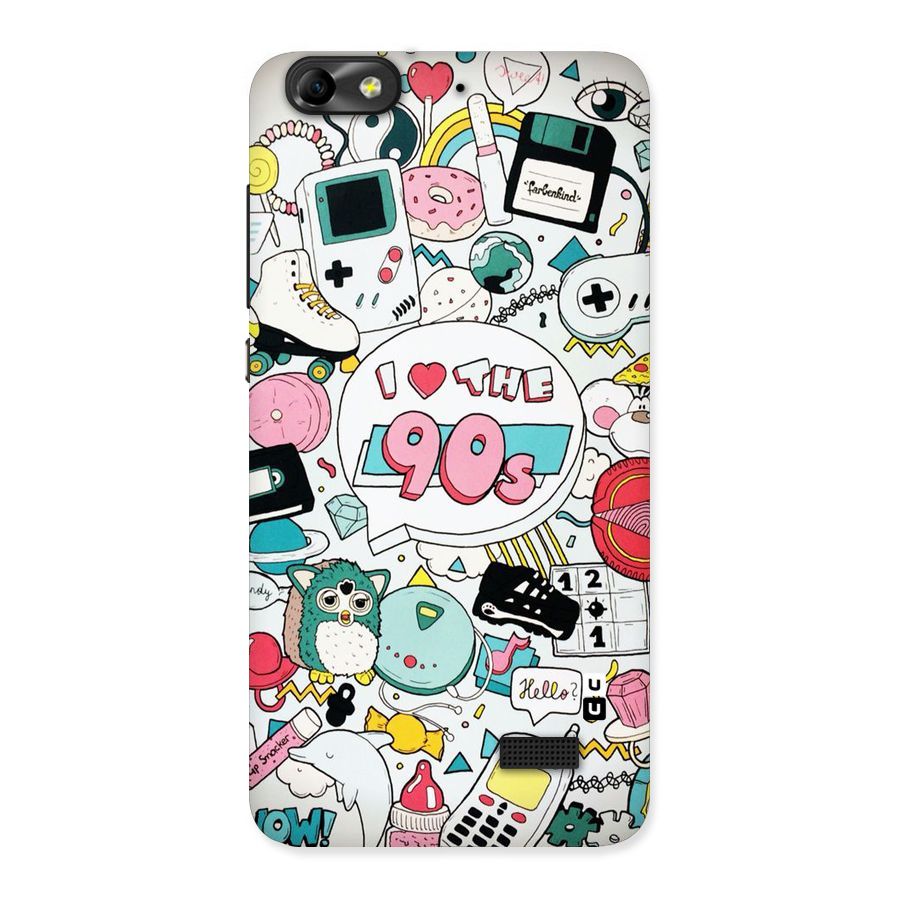 Heart 90s Back Case for Honor 4C