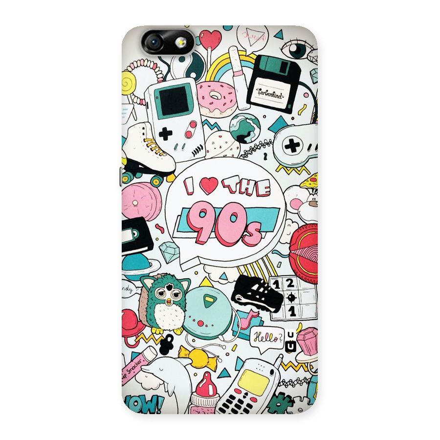 Heart 90s Back Case for Honor 4X