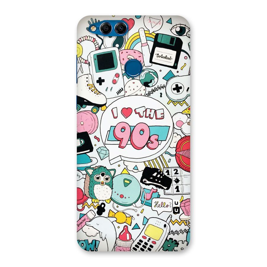 Heart 90s Back Case for Honor 7X