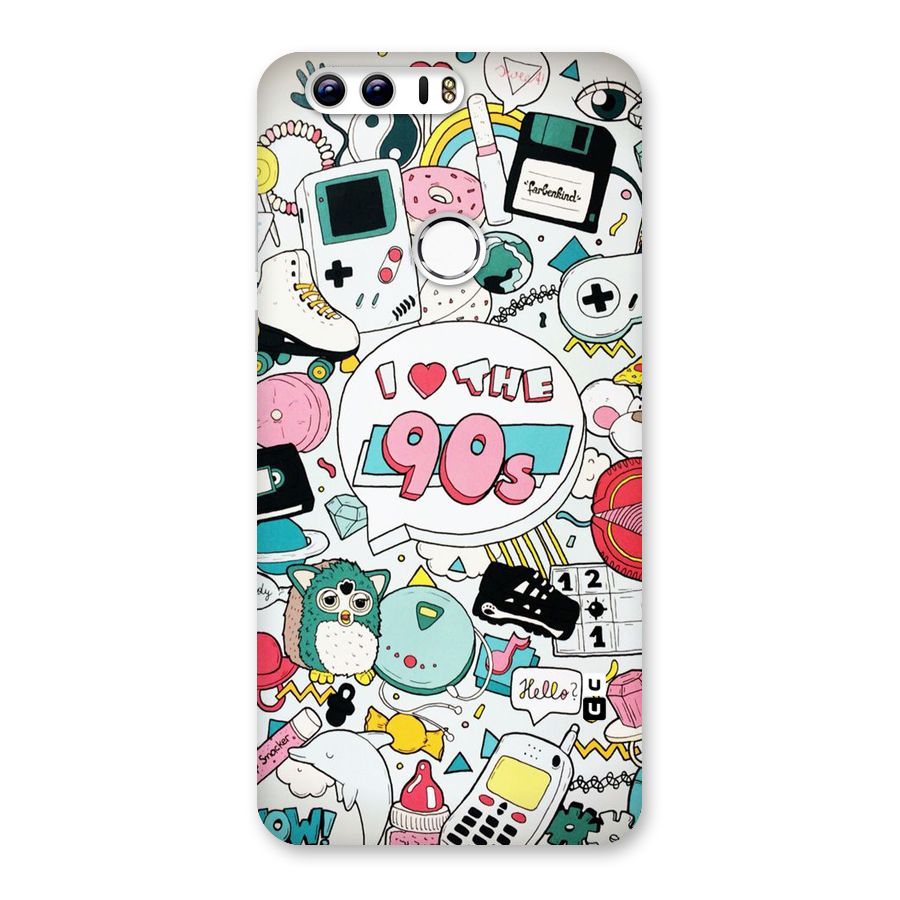 Heart 90s Back Case for Honor 8
