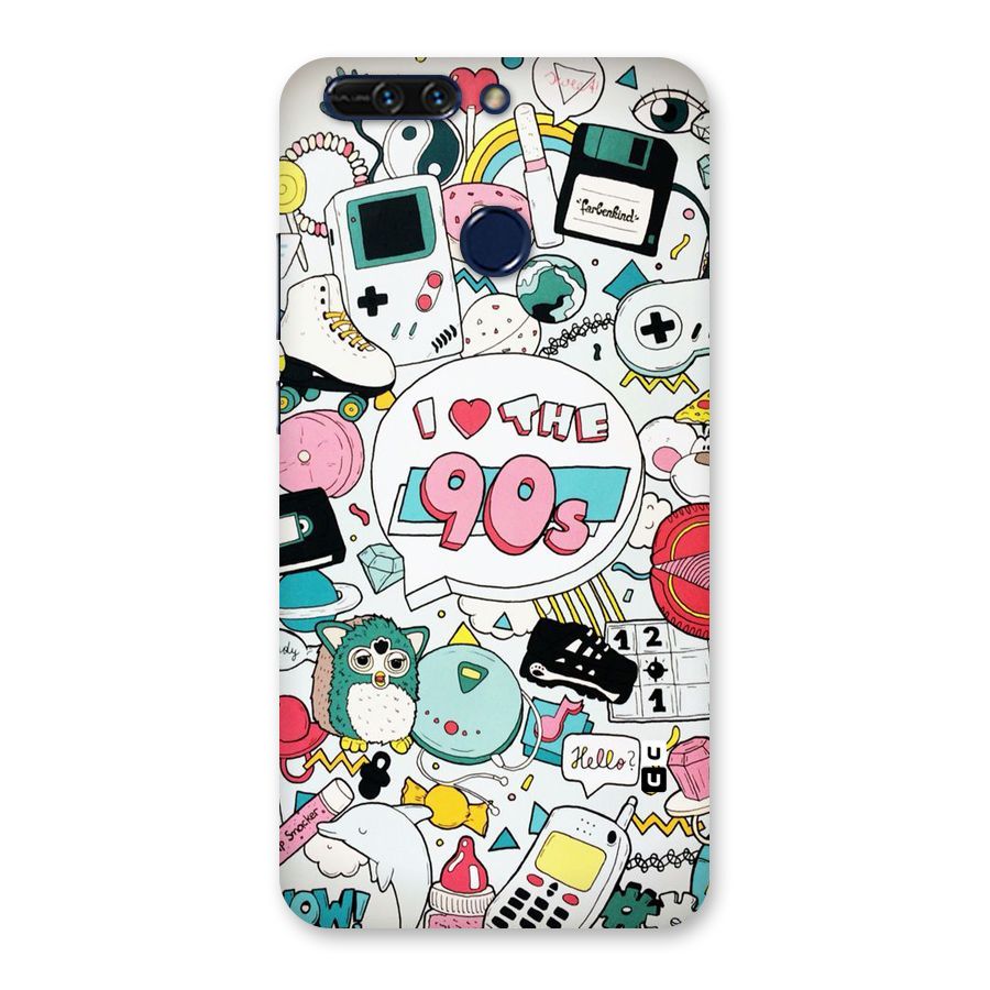 Heart 90s Back Case for Honor 8 Pro