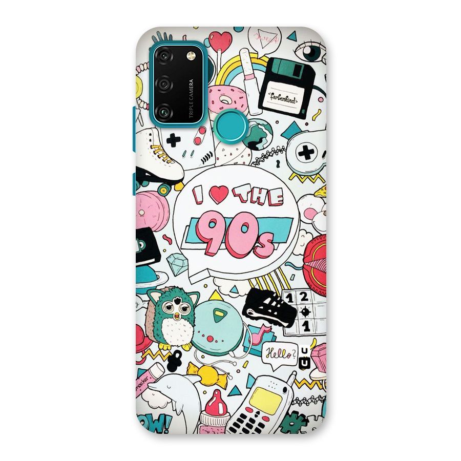Heart 90s Back Case for Honor 9A