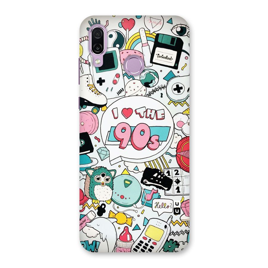 Heart 90s Back Case for Honor Play