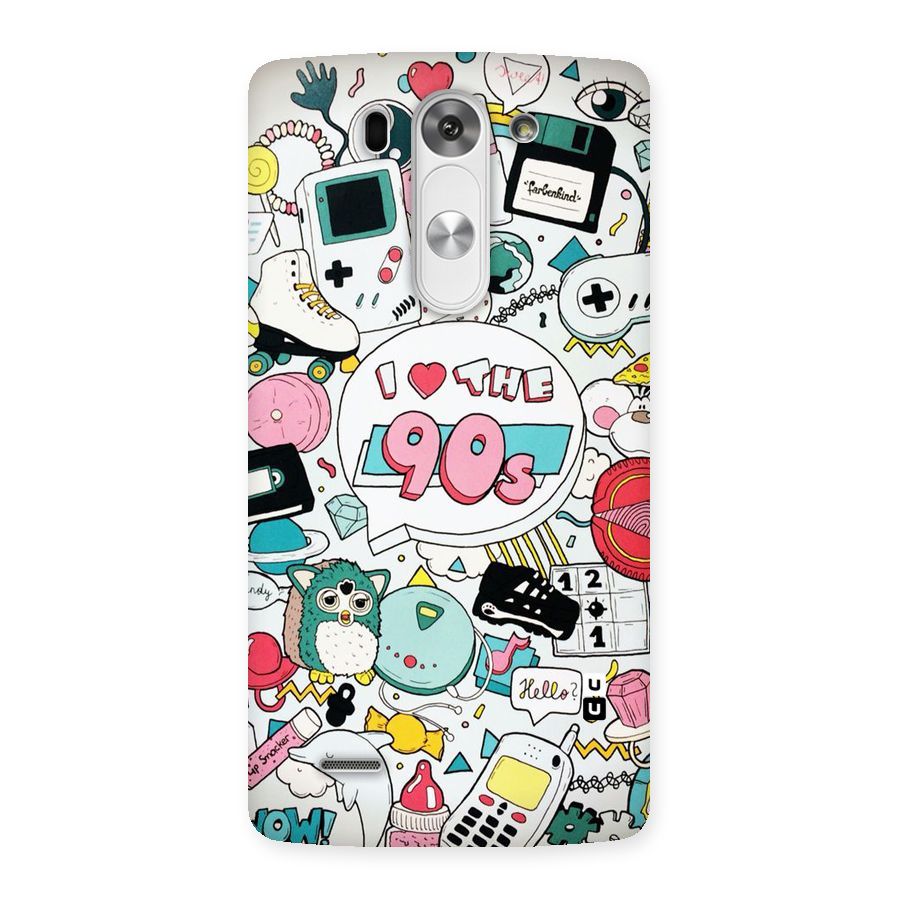 Heart 90s Back Case for LG G3 Mini