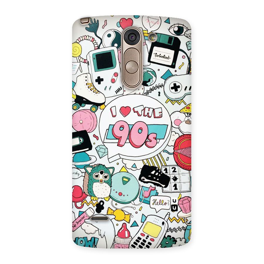 Heart 90s Back Case for LG G3 Stylus
