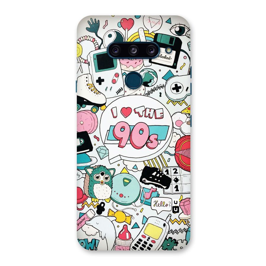 Heart 90s Back Case for LG  V40 ThinQ