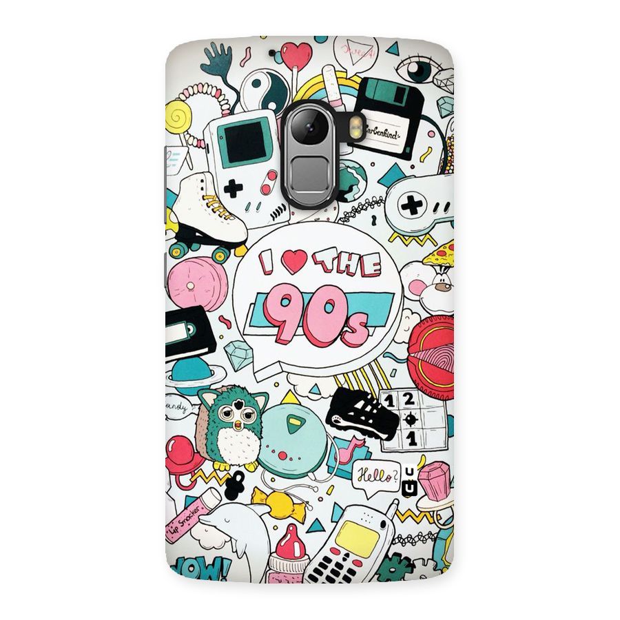 Heart 90s Back Case for Lenovo K4 Note