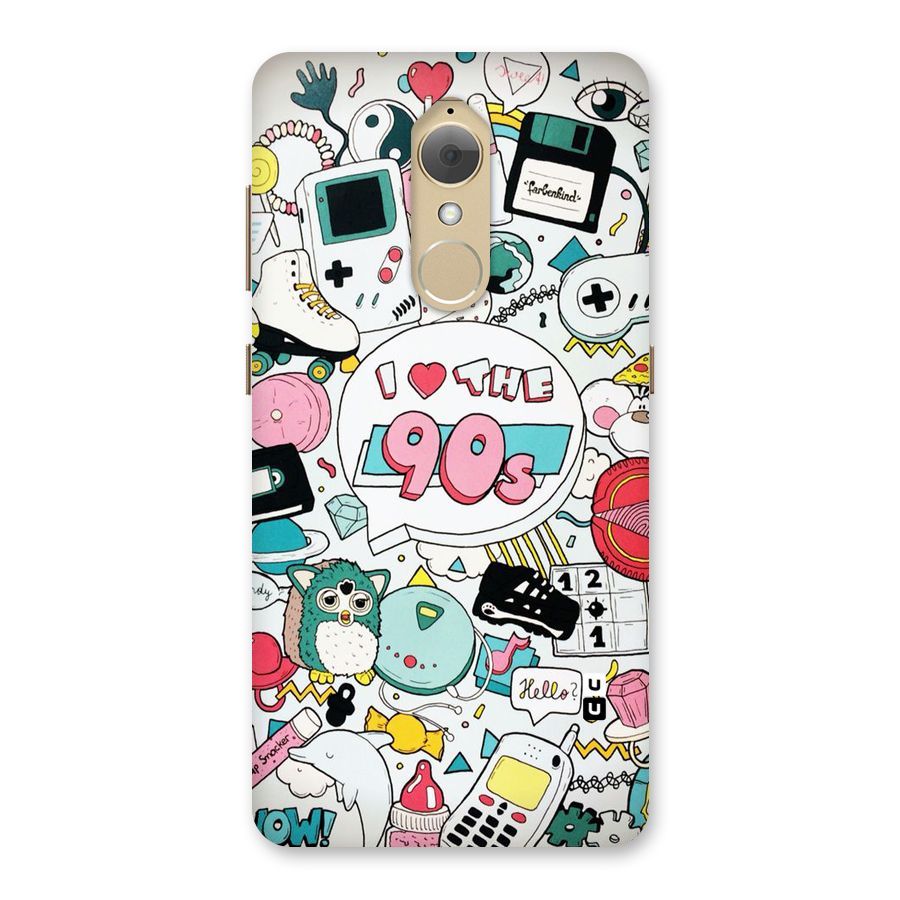 Heart 90s Back Case for Lenovo K8
