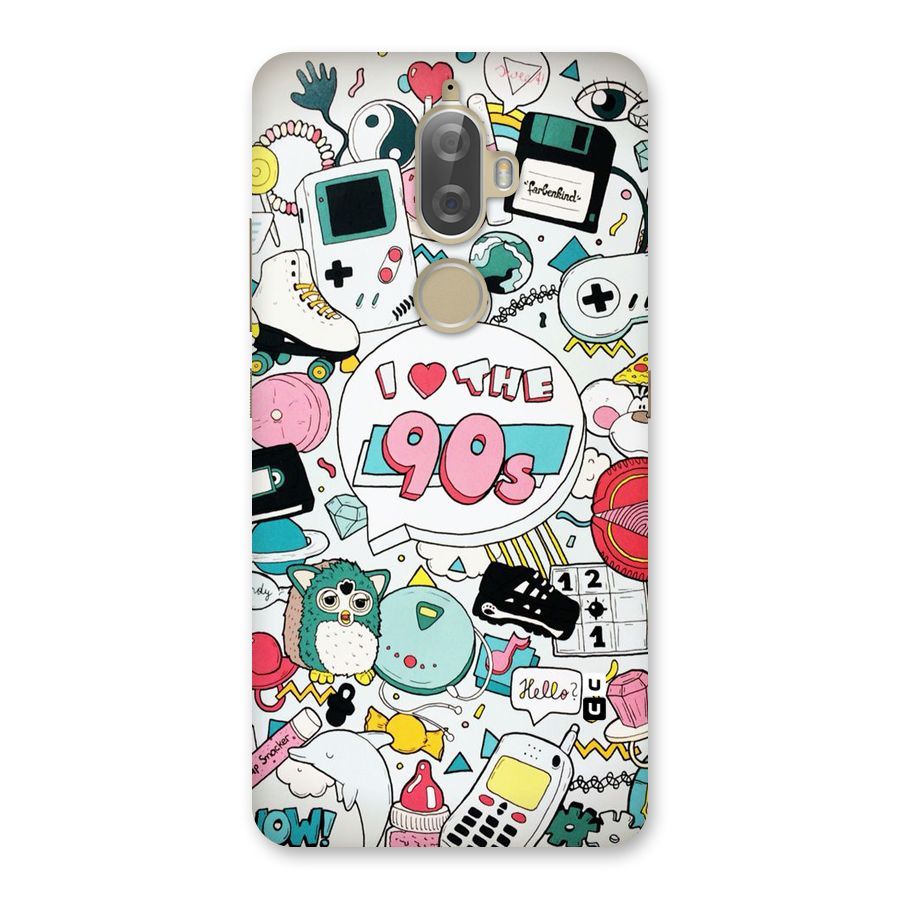 Heart 90s Back Case for Lenovo K8 Plus