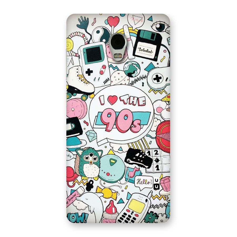 Heart 90s Back Case for Lenovo Vibe P1