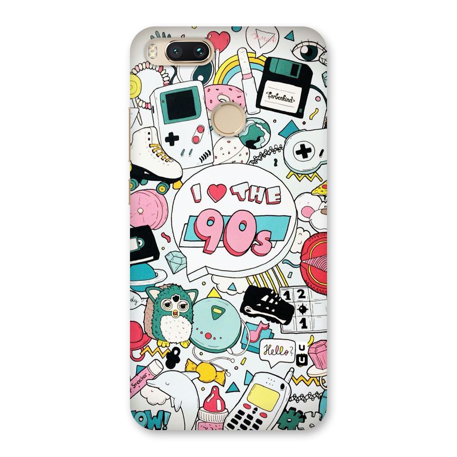 Heart 90s Back Case for Mi A1