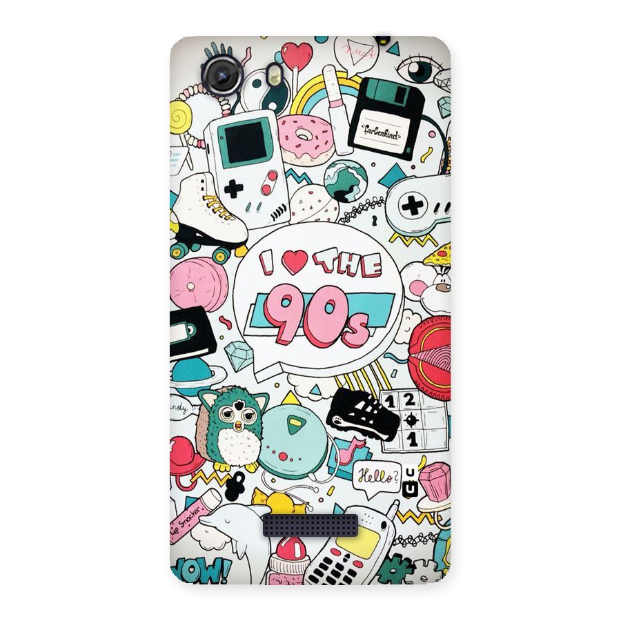 Heart 90s Back Case for Micromax Unite 3