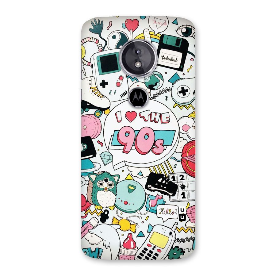 Heart 90s Back Case for Moto E5