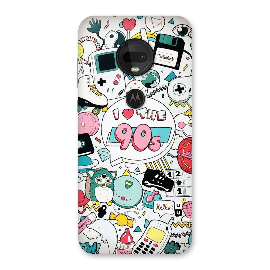 Heart 90s Back Case for Moto G7