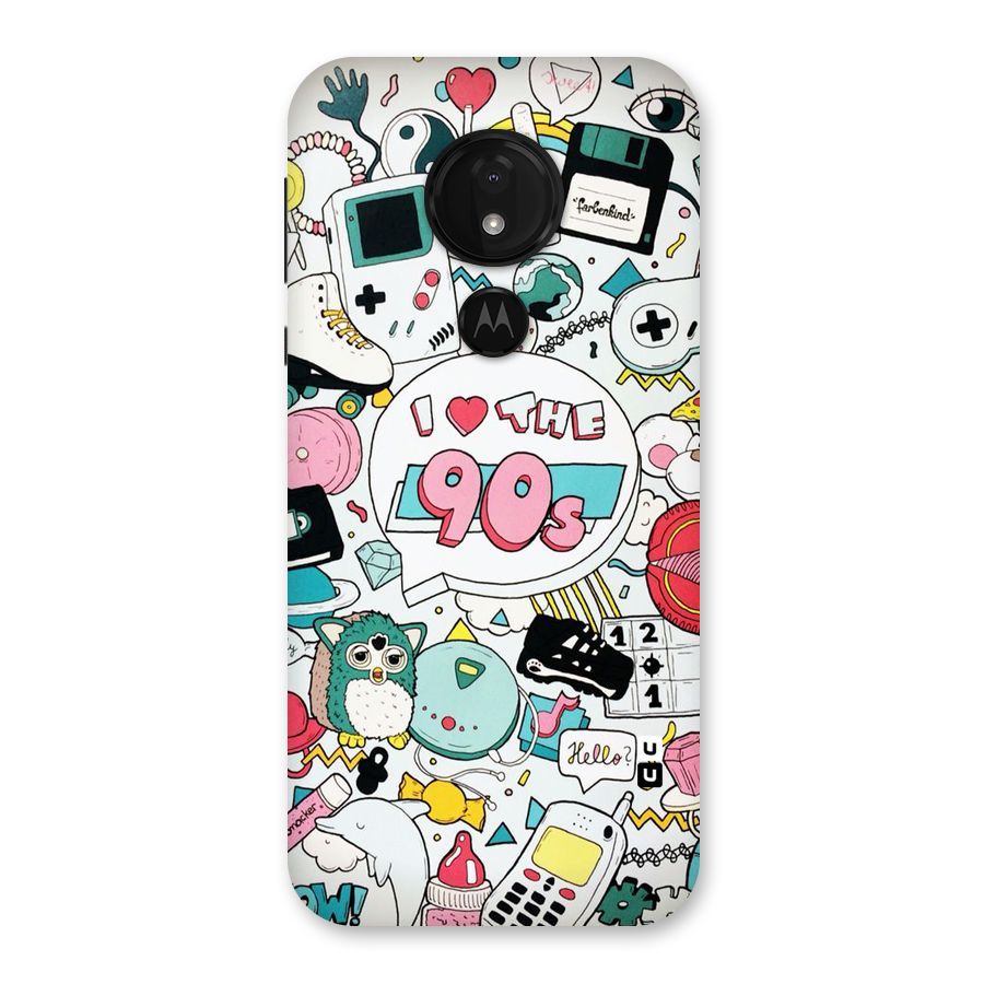 Heart 90s Back Case for Moto G7 Power