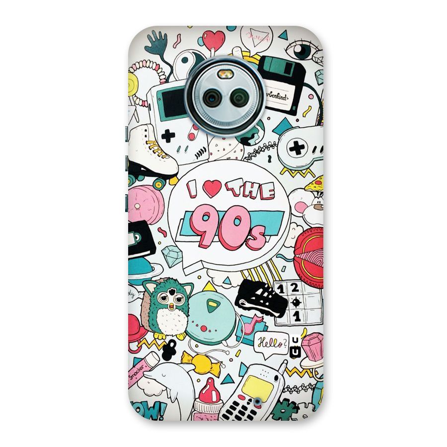 Heart 90s Back Case for Moto X4