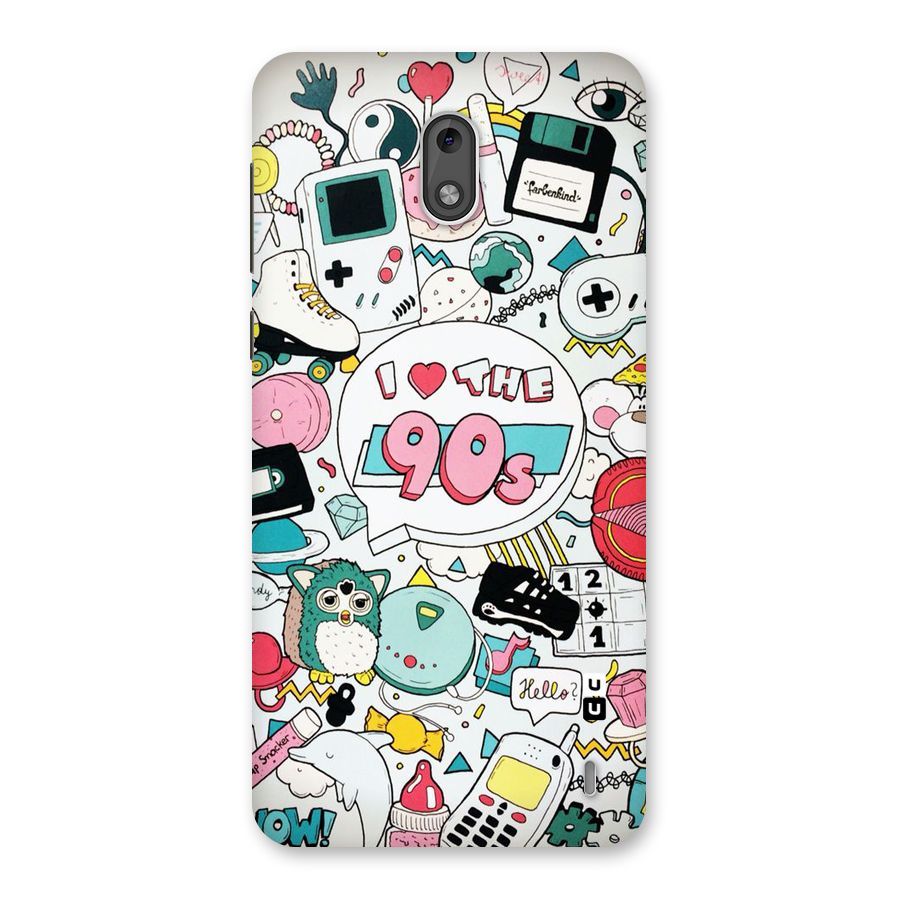 Heart 90s Back Case for Nokia 2