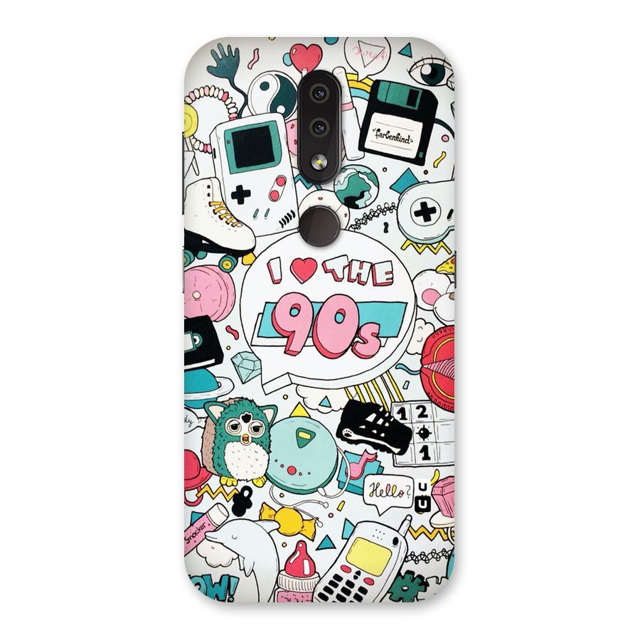 Heart 90s Back Case for Nokia 4.2