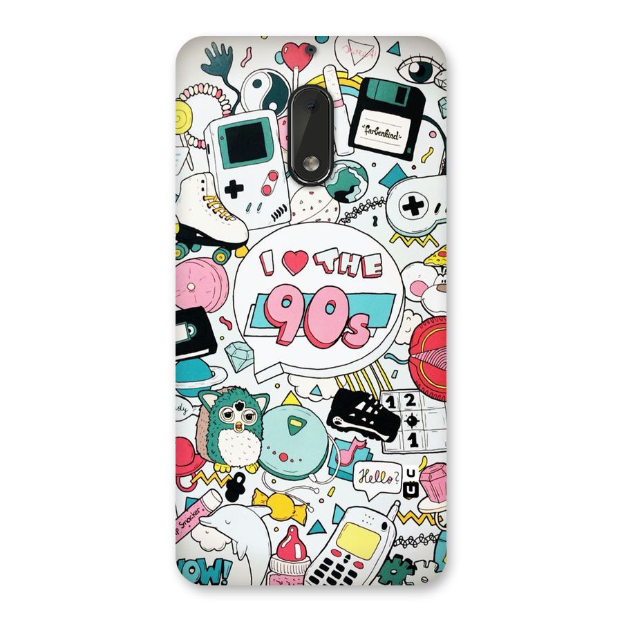 Heart 90s Back Case for Nokia 6