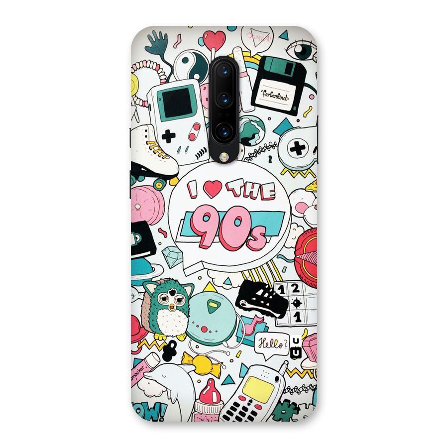 Heart 90s Back Case for OnePlus 7 Pro
