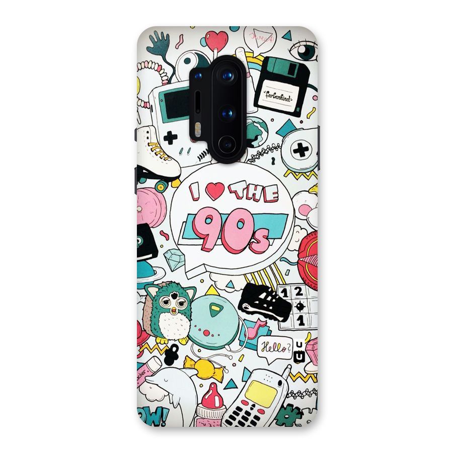 Heart 90s Back Case for OnePlus 8 Pro