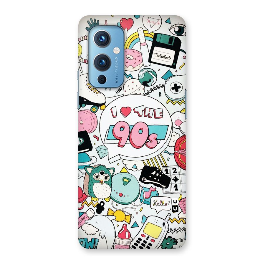 Heart 90s Back Case for OnePlus 9