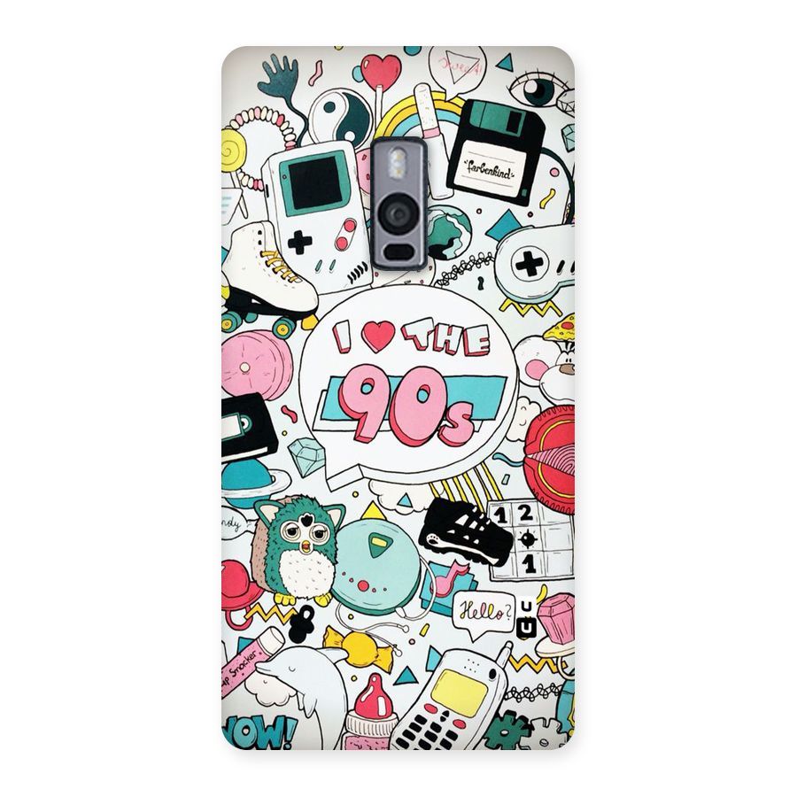 Heart 90s Back Case for OnePlus Two