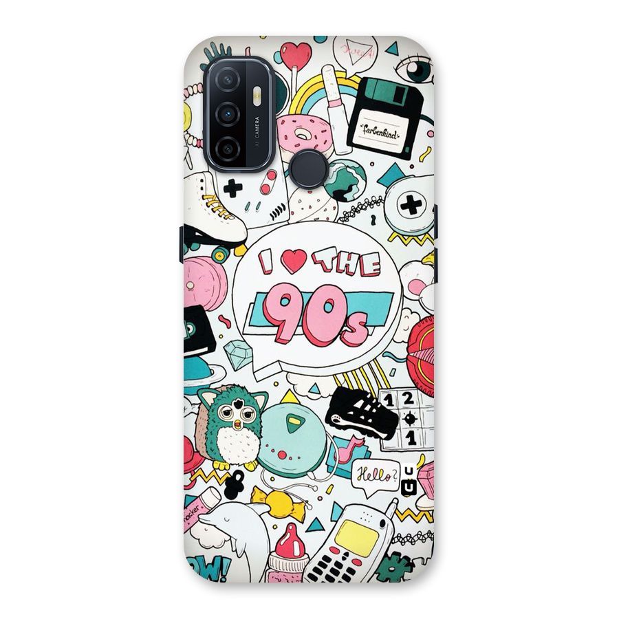 Heart 90s Back Case for Oppo A32
