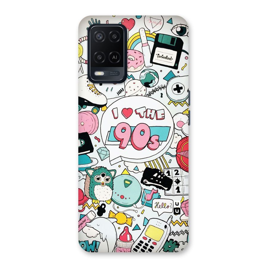 Heart 90s Back Case for Oppo A54