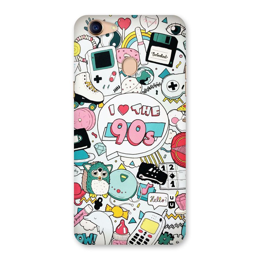 Heart 90s Back Case for Oppo F5