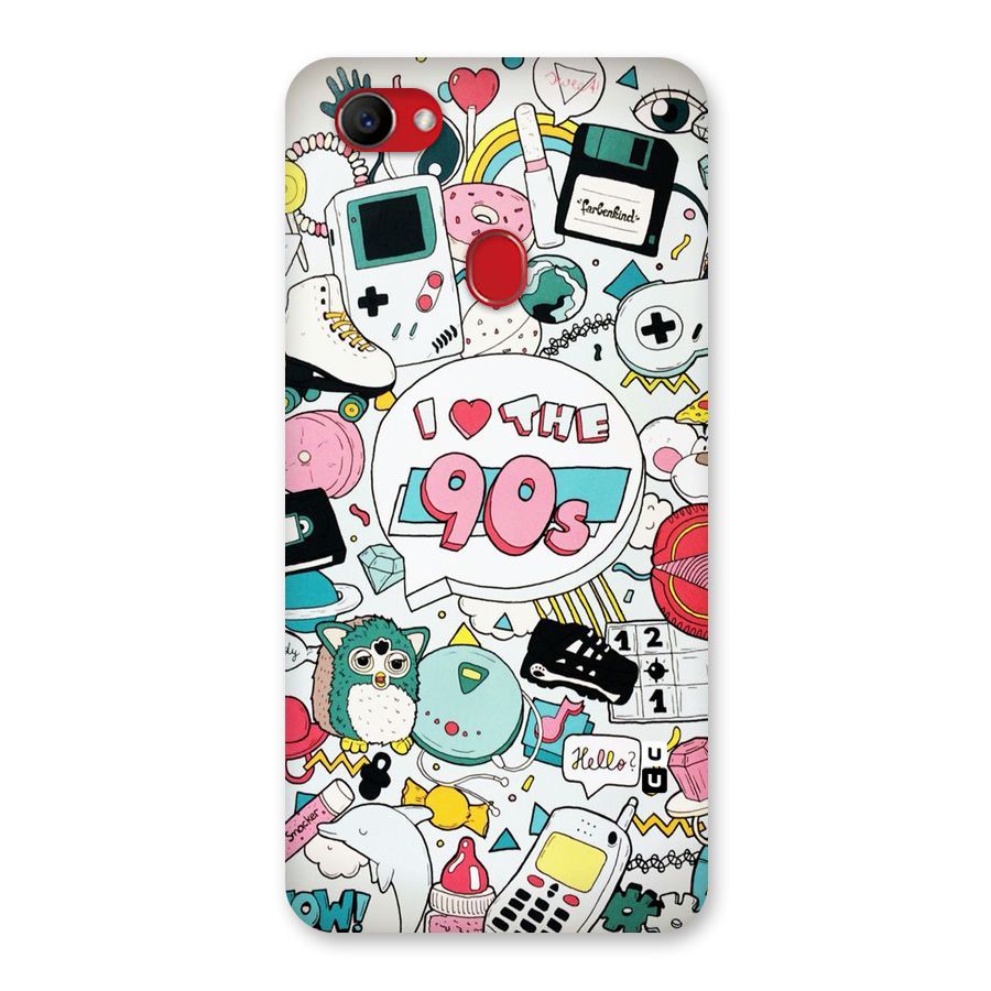 Heart 90s Back Case for Oppo F7