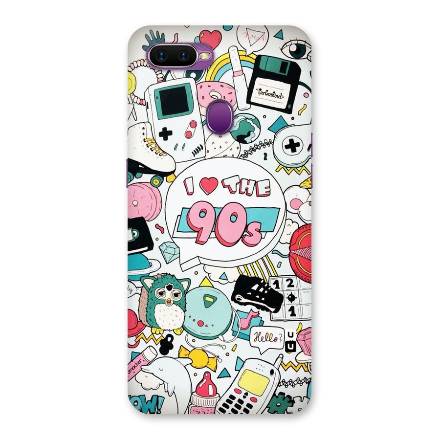 Heart 90s Back Case for Oppo F9