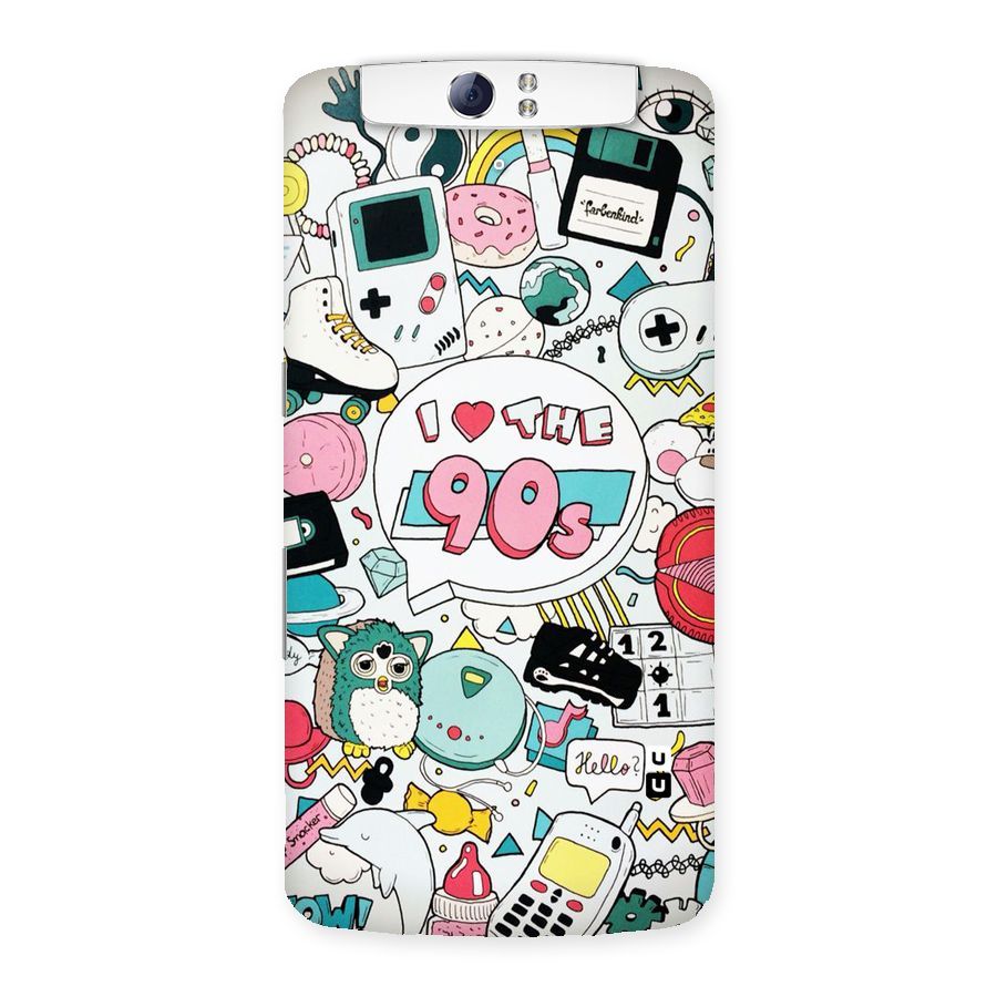 Heart 90s Back Case for Oppo N1