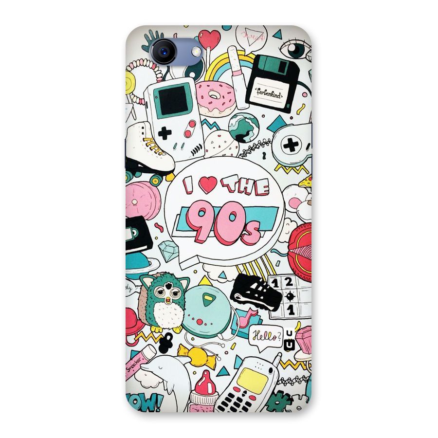 Heart 90s Back Case for Oppo Realme 1