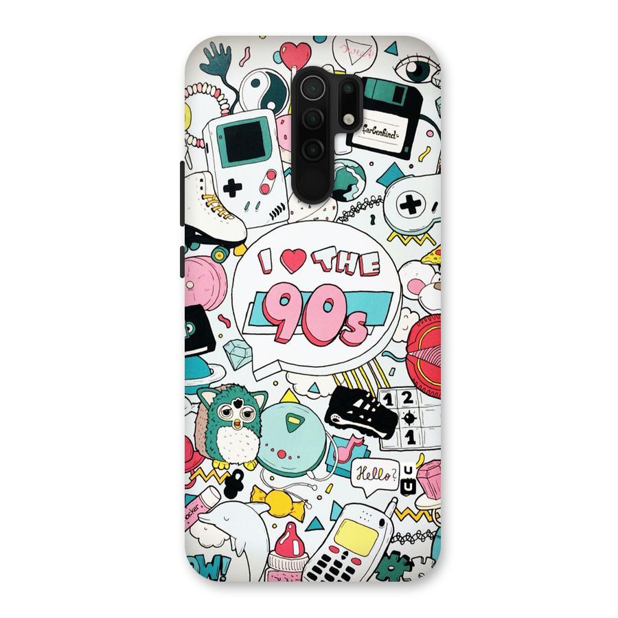 Heart 90s Back Case for Poco M2