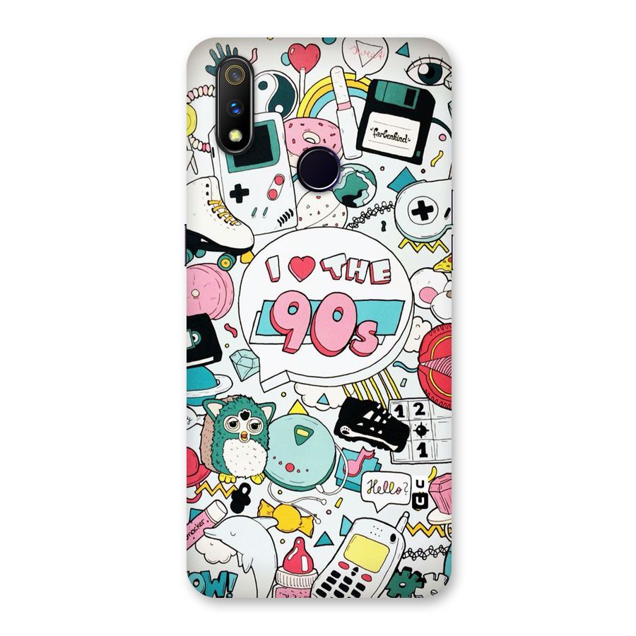 Heart 90s Back Case for Realme 3 Pro