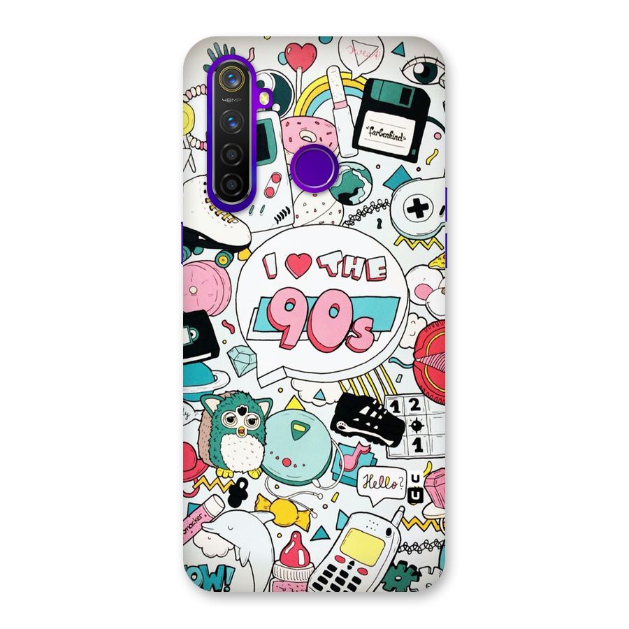 Heart 90s Back Case for Realme 5 Pro