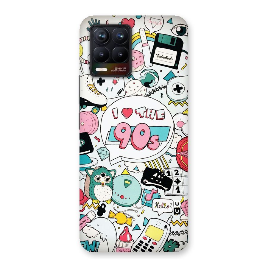 Heart 90s Back Case for Realme 8