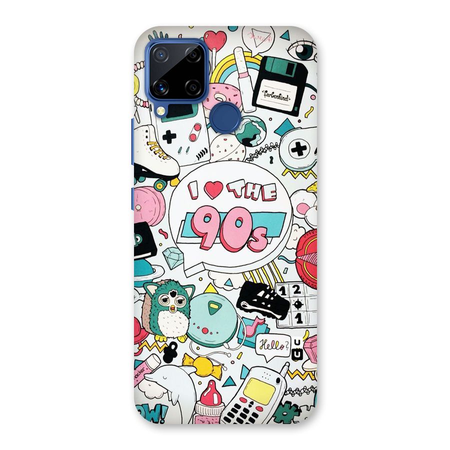 Heart 90s Back Case for Realme Narzo 30A