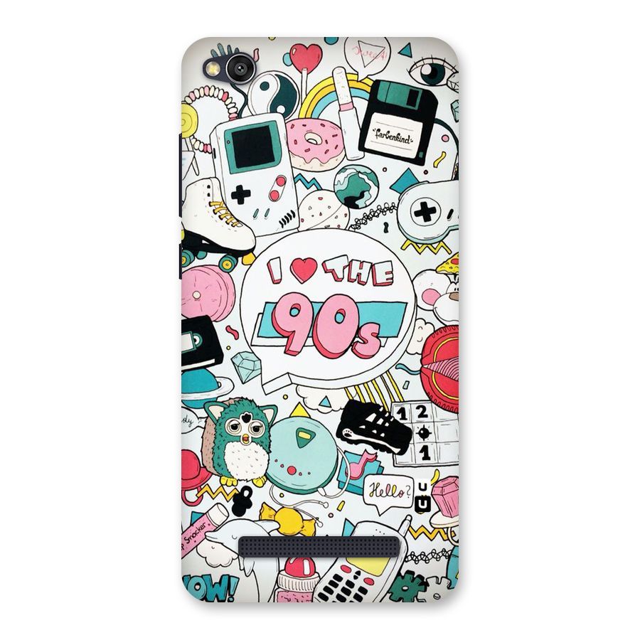 Heart 90s Back Case for Redmi 4A