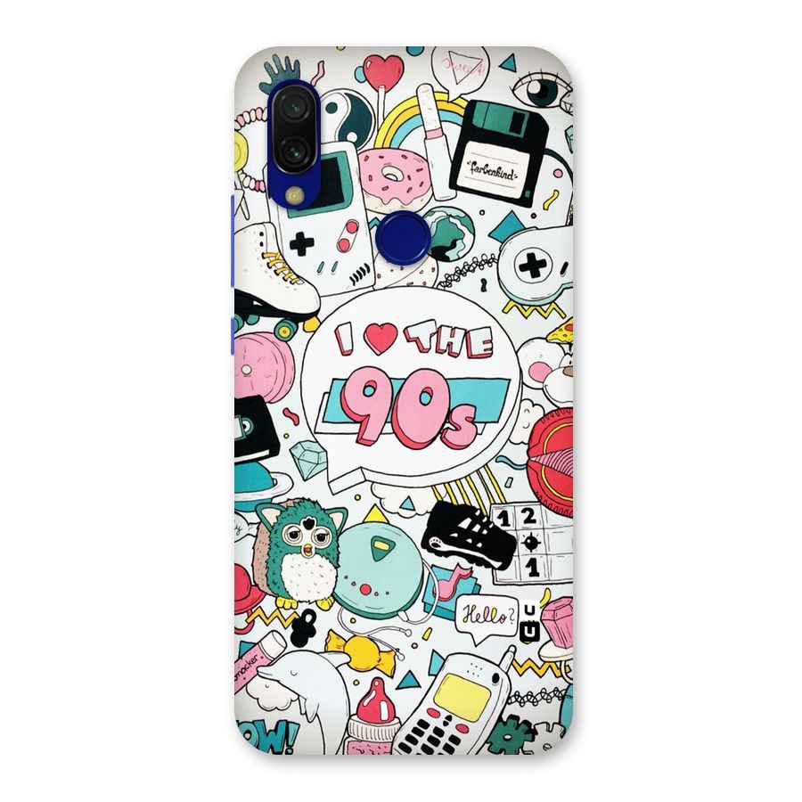 Heart 90s Back Case for Redmi 7