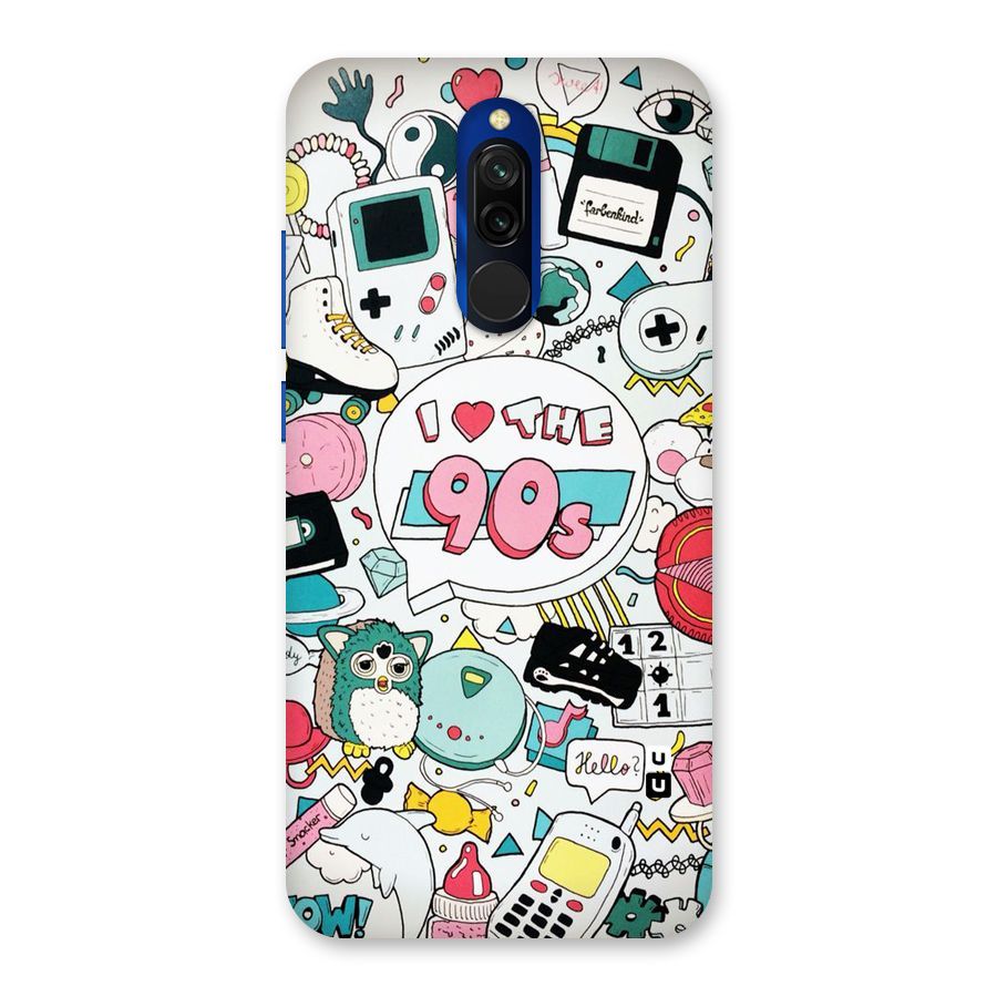 Heart 90s Back Case for Redmi 8