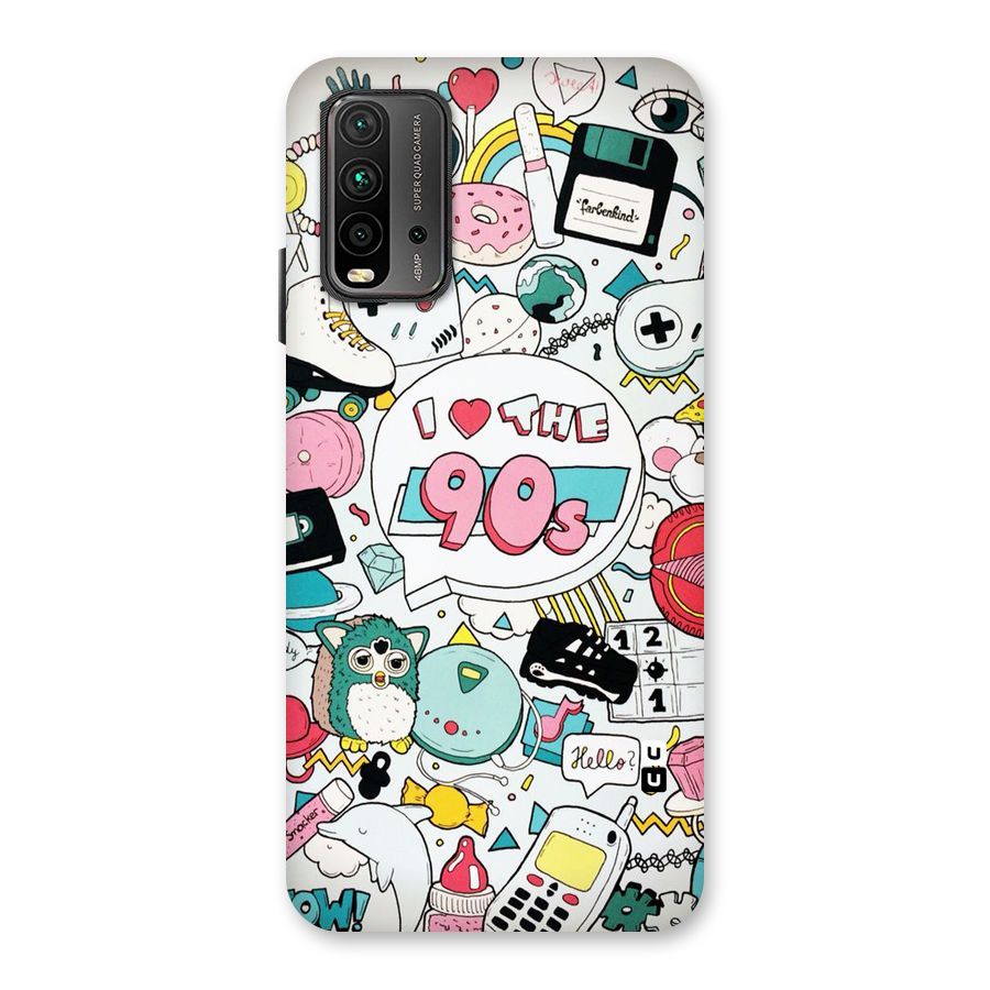 Heart 90s Back Case for Redmi 9 Power
