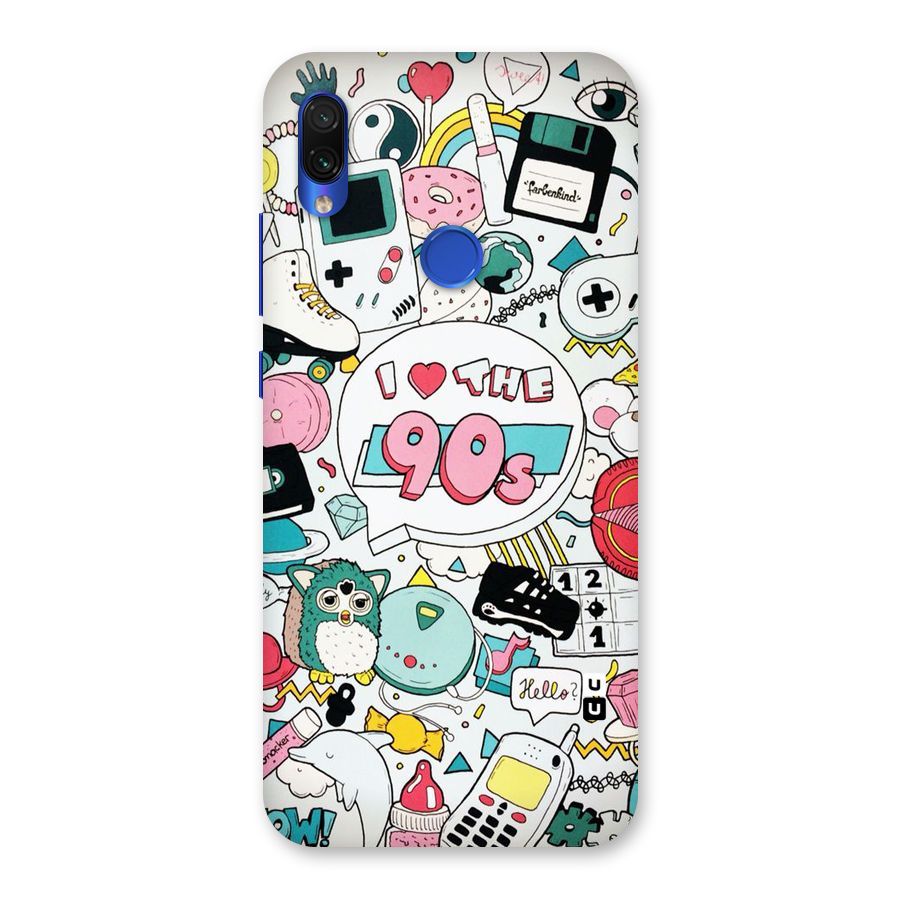 Heart 90s Back Case for Redmi Note 7S