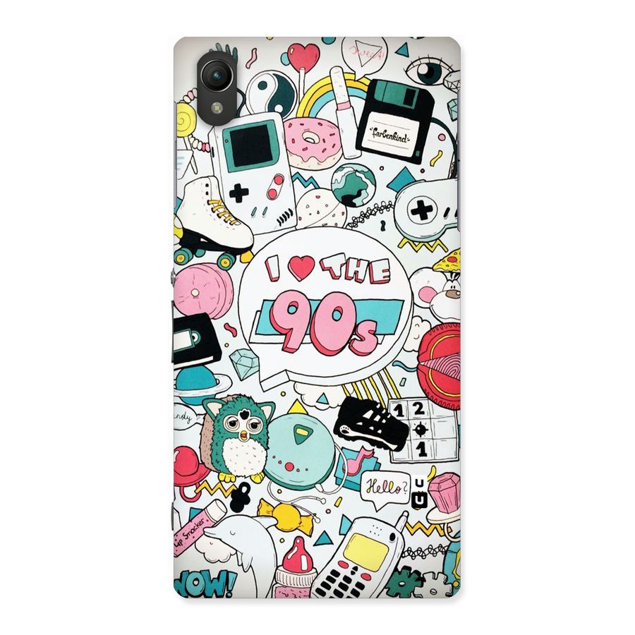 Heart 90s Back Case for Sony Xperia Z1
