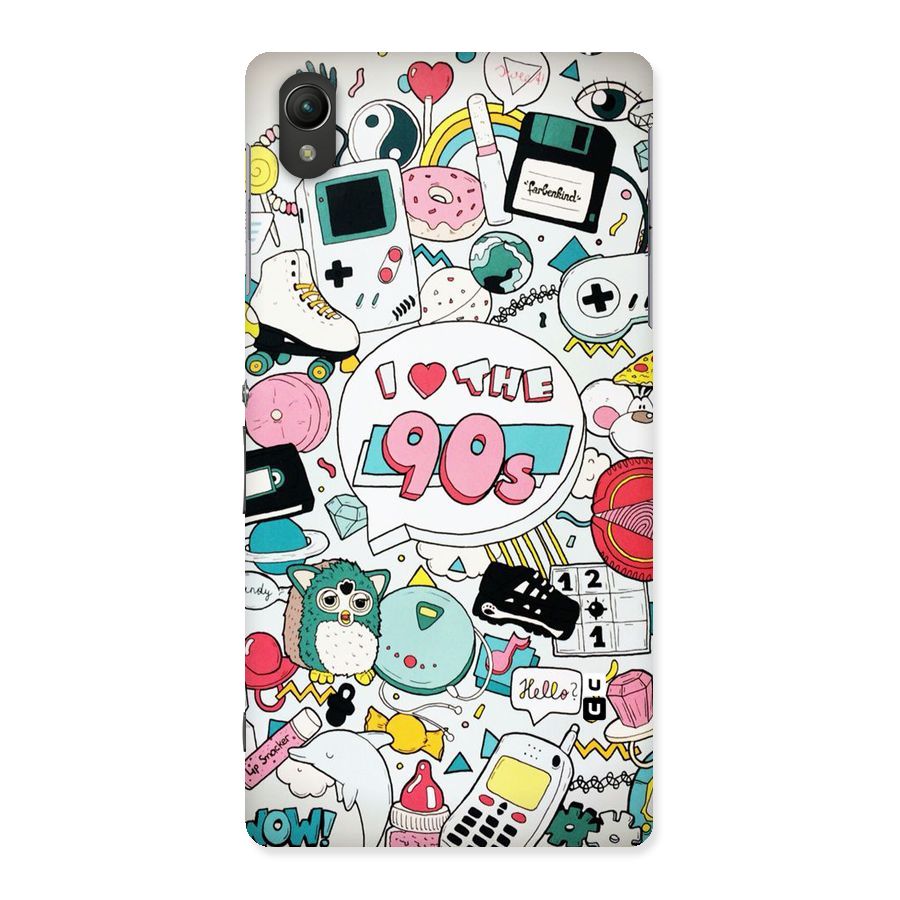 Heart 90s Back Case for Sony Xperia Z2