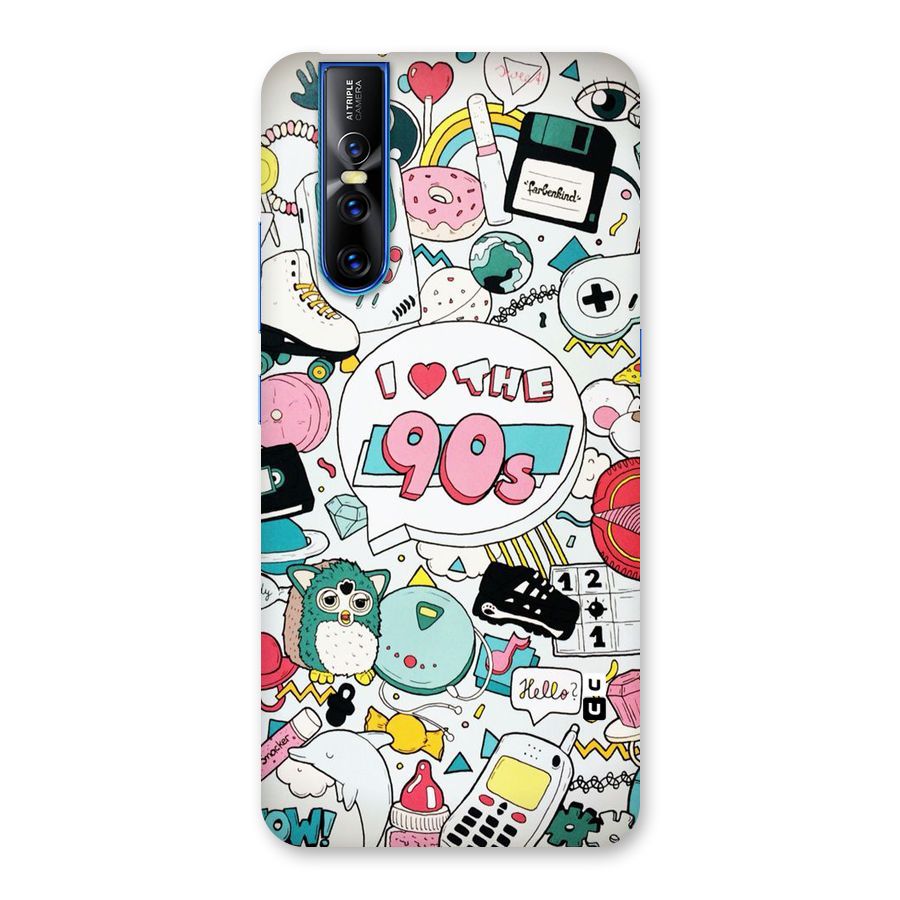 Heart 90s Back Case for Vivo V15 Pro