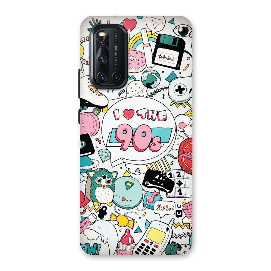 Heart 90s Back Case for Vivo V19