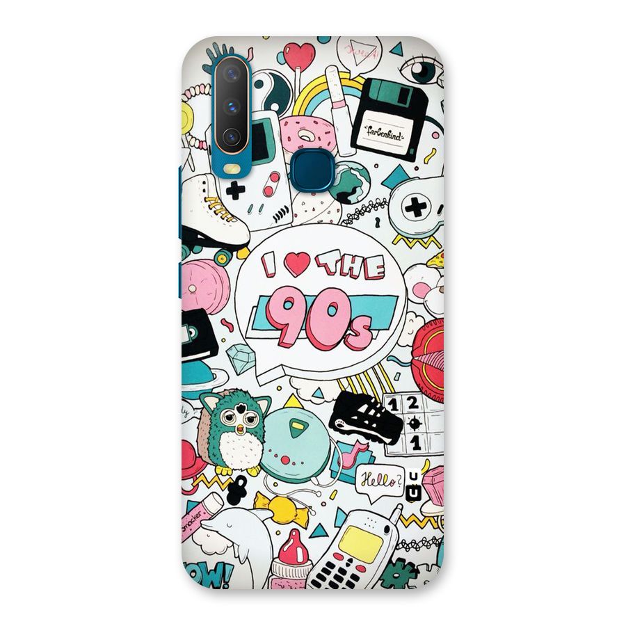 Heart 90s Back Case for Vivo Y15